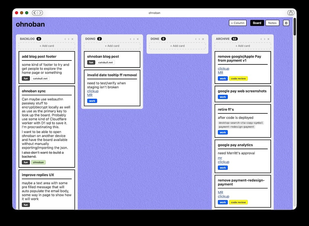 ohnoban screenshot