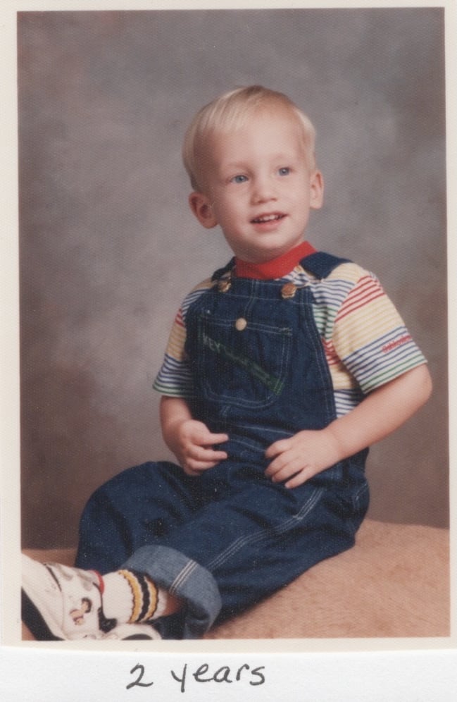 A photo of me, age 2.