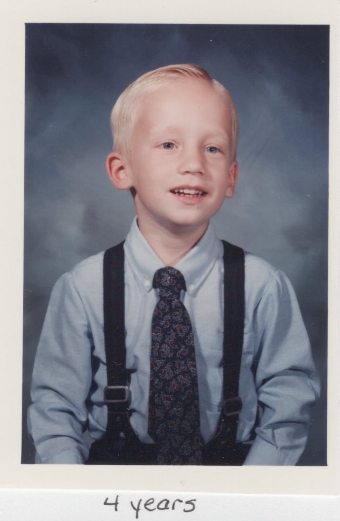 A photo of me, age 4.