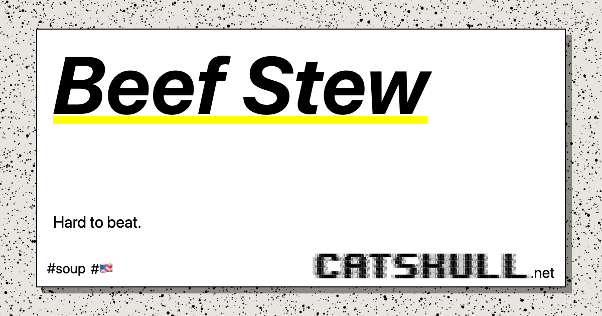 Beef Stew