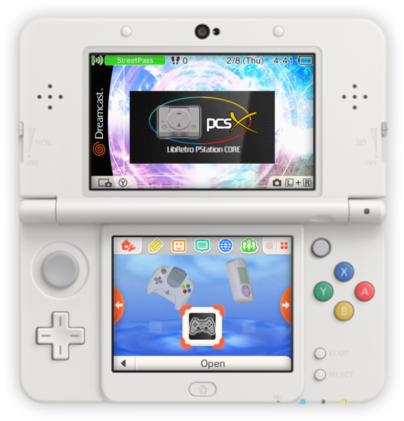 PCSX is on the home screen