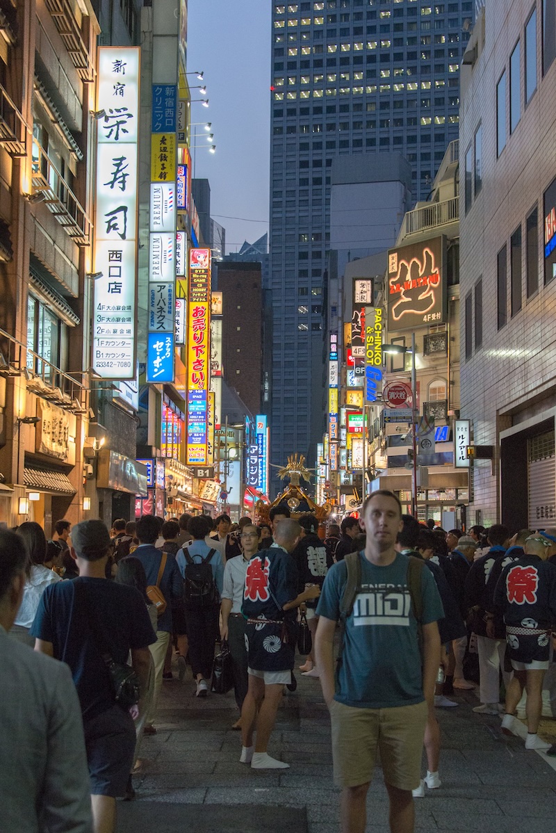 Me In Tokyo with a shirt that reads 'General MIDI'